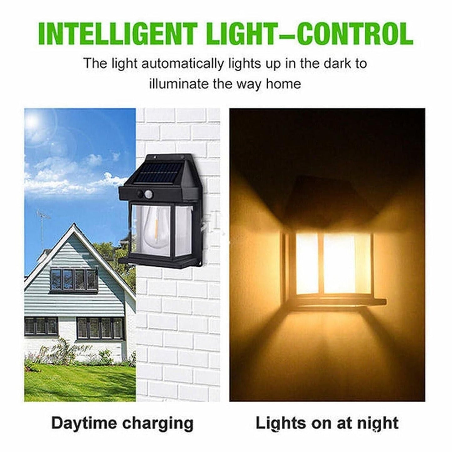 Reenoz Outdoor Solar Wall Light